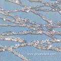 Glitter Sequin Tulle Lace Fabric for Dress